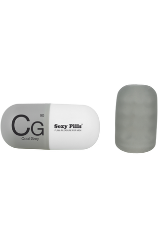 Love to Love Sexy Pills Cool Grey Mini-Masturbator
