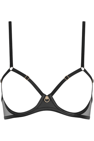 Maison Close Chambre Noire Open Underwired Bra Black