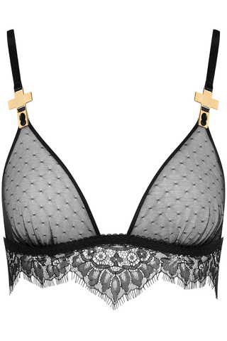 Maison Close Inspiration Divine Triangle Bra Black