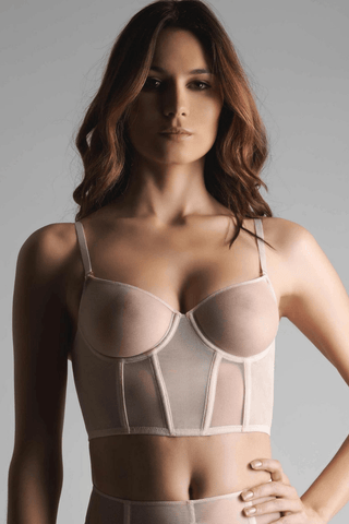 Maison Close L'Amoureuse Pink Bustier Bra