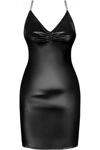 Obsessive Yollanda Wetlook Dress Black