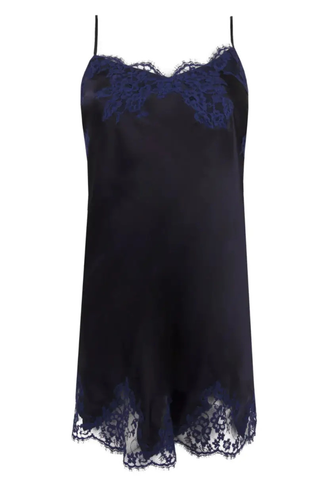 Splendeur Soie Navy Silk Night Dress