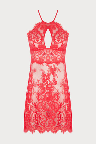 Lise Charmel Red Lace Babydoll Désirs de Venise