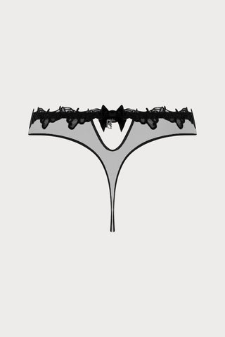 Soir de Venise Black Tanga Thong - back