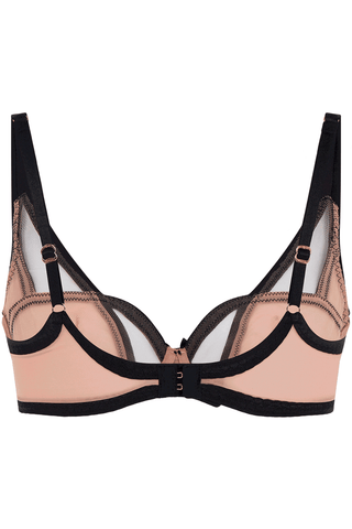 Agent Provocateur Joan Balconette Bra Mink/Black