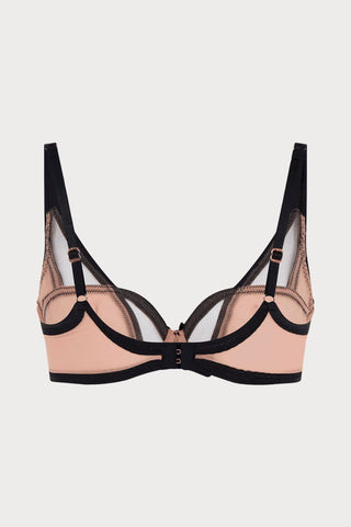 Agent Provocateur Joan Balconette Bra Mink/Black