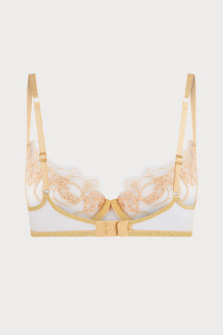 Lindie Demi Cup Plunge Bra Gold