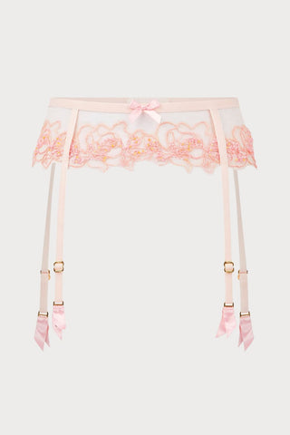 Agent Provocateur Lindie Suspender Baby Pink/Orange