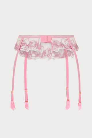 Lindie Suspender Belt Dusky Pink
