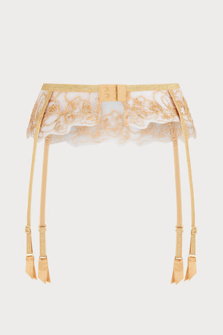 Lindie Suspender Belt Gold, Size 5 (UK 14)