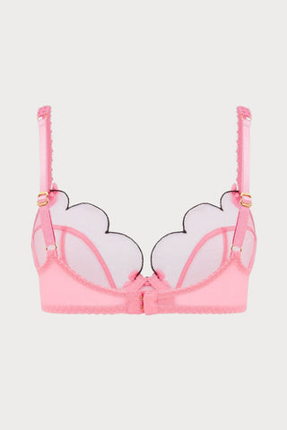 Agent Provocateur Lorna Baby Pink Plunge Underwired Bra