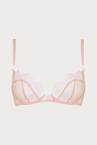 Agent Provocateur Lorna Plunge Underwired Bra Sand