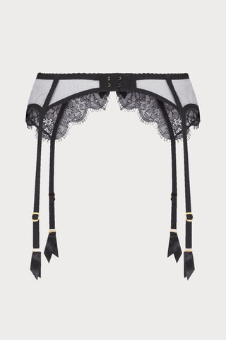 Agent Provocateur Lorna Lace Suspender Belt Black