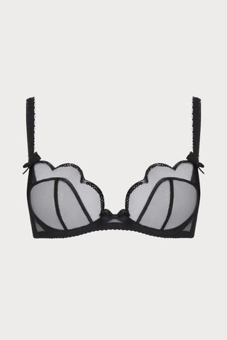 Agent Provocateur Lorna Party Plunge Underwired Bra Black