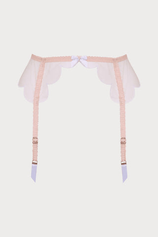 Agent Provocateur Lorna Suspender Belt Sand