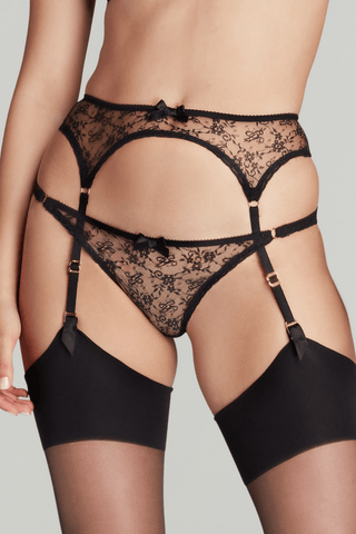 Agent Provocateur Malorey Suspender Belt Black