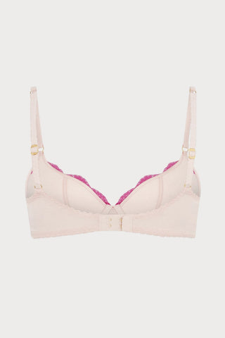 Agent Provocateur Molly Plunge Underwired Bra Pink
