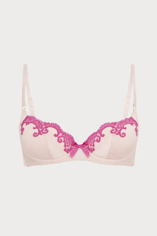 Agent Provocateur Molly Plunge Underwired Bra Pink