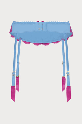 Agent Provocateur Molly Suspender Blue/Pink