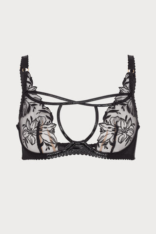 Agent Provocateur Ozella Plunge Underwired Bra Black
