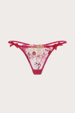 Agent Provocateur Zuri Thong Fuchsia/Red/Gold
