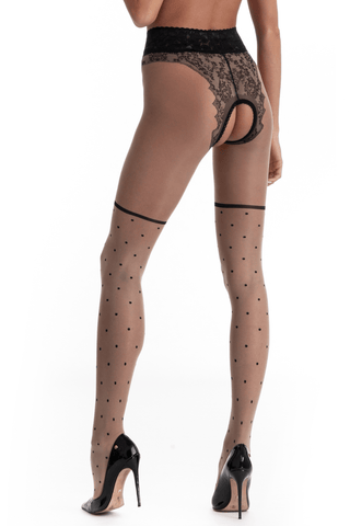 Amour Lolita Crotchless Tights 30 Denier