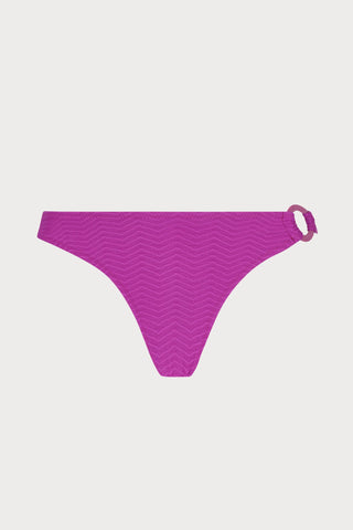 La ZigZag Purple Bikini Bottom