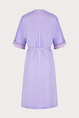 Simply Graphic Mid-Length Robe in Lilac