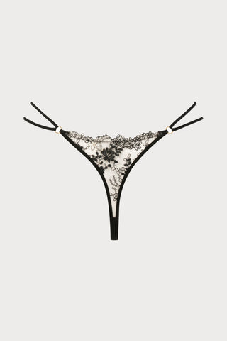 Atelier Amour Après Minuit Mini Thong Black - Naughty Knickers