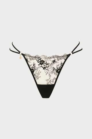 Atelier Amour Après Minuit Mini Thong Black - Naughty Knickers
