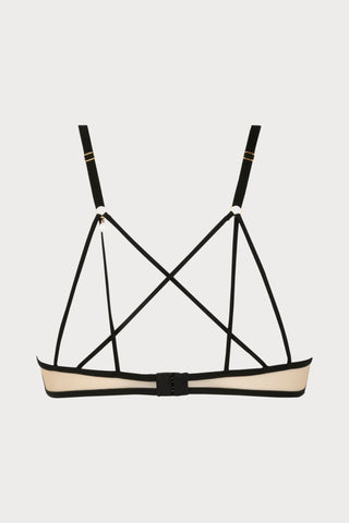 Atelier Amour Après Minuit Open Underwired Bra Black - Naughty Knickers
