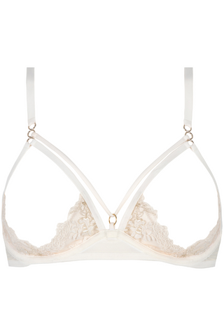 Atelier Amour Après Minuit Open Underwired Bra Nude/Pearl