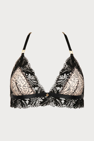 Caresse Féline Triangle Bra, Size S