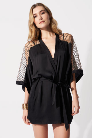 Atelier Amour Cosmic Dream Kimono Black