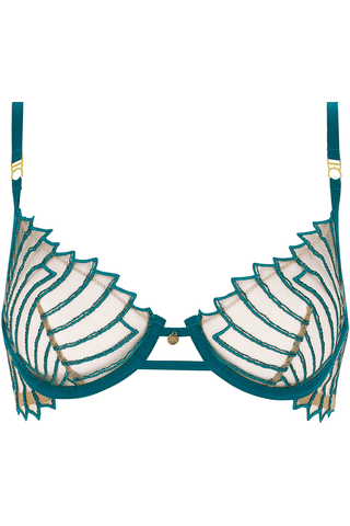 Atelier Amour Cosmic Dream Half Cup Bra Lagoon