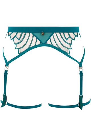 Atelier Amour Cosmic Dream Suspender Harness Lagoon