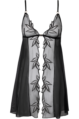 Atelier Amour Black Embroidery Babydoll - Dolce Vita