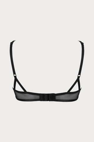 Atelier Amour Dolce Vita Black Triangle Bra - Naughty Knickers