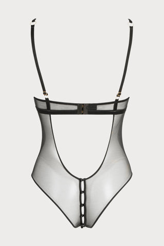 Atelier Amour Douce Insomnie Openable Thong Bodysuit - Naughty Knickers