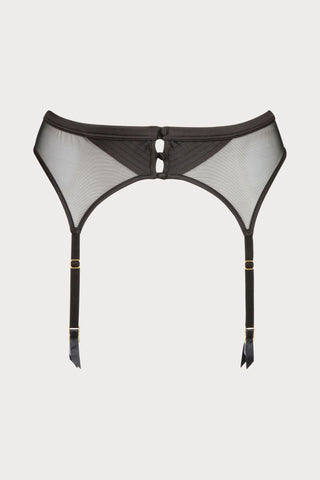 Atelier Amour Douce Insomnie Suspender Belt, Size L (UK 14) - Naughty Knickers