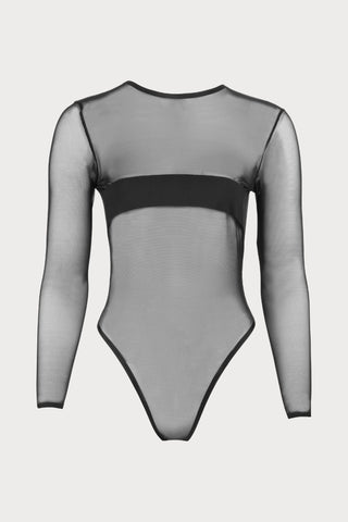 Atelier Amour Insoutenable Légèreté Long Sleeve Thong Body - Naughty Knickers