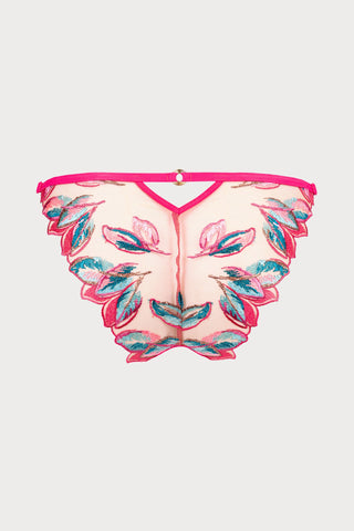 Atelier Amour Oiseau de Paradis Brief in Cherry - Naughty Knickers