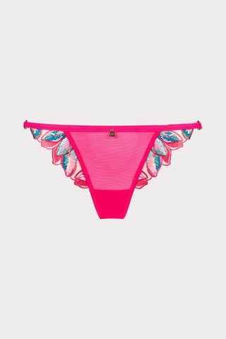 Atelier Amour Oiseau de Paradis Brief in Cherry - Naughty Knickers