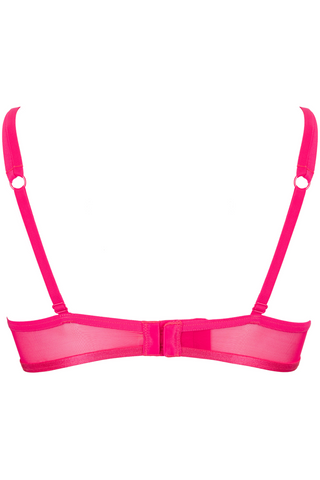 Atelier Amour Cherry Half Cup Bra Oiseau de Paradis - Pink Demi Cup Bra