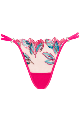 Atelier Amour Cherry Mini Thong Oiseau de Paradis - Strappy Knickers