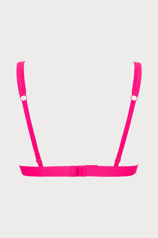 Atelier Amour Oiseau de Paradis Wireless Triangle Bra in Cherry - Naughty Knickers