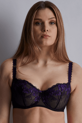 Aubade A Fleur de Toi Half Cup Bra Dark Orchid