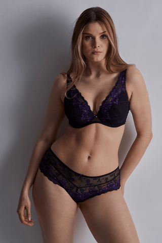 Aubade A Fleur de Toi Plunge Bra Dark Orchid