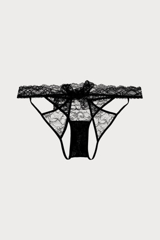 Boîte à Désir Cheeky Open Back Lace Brief