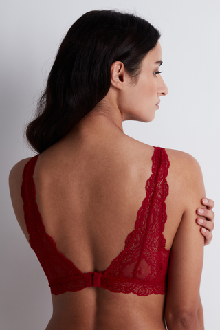 Aubade Red Lace Bralette Danse des Sens | French Bras
